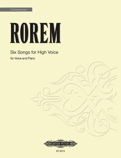 Front cover_Six Songs for High Voice