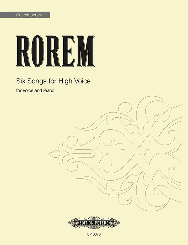 Front cover_Six Songs for High Voice