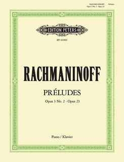 Couverture_Preludes Op. 3 No. 2 and Op. 23 For Piano
