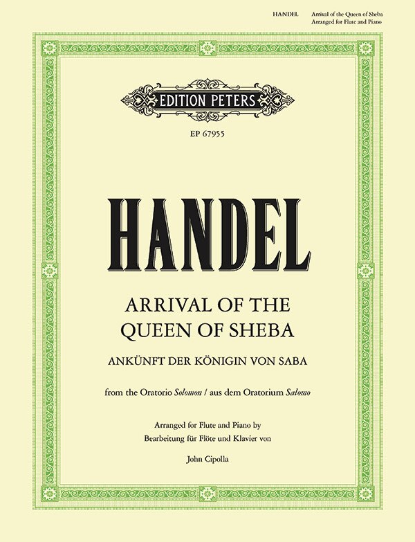 Front cover_Arrival of the Queen of Sheba (Arranged for Flute and Piano)