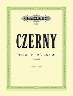 Couverture_30 Etudes de mecanisme (Preliminary School of Velocity) Op. 849 for Piano
