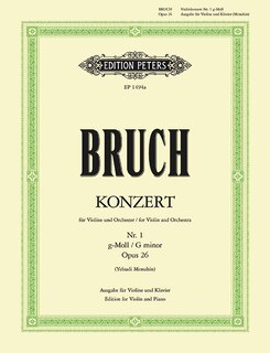 Front cover_Violin Concerto No. 1 in G minor Op. 26 (Ed. for Violin and Piano)
