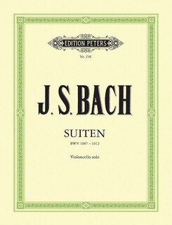 Couverture_Cello Suites Bwv 1007-1012 For Cello Solo