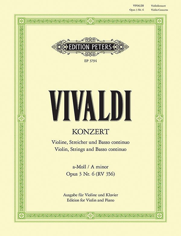 Couverture_Violin Concerto in A minor Op. 3 No. 6 (RV 356) (Edition for Violin and Piano)