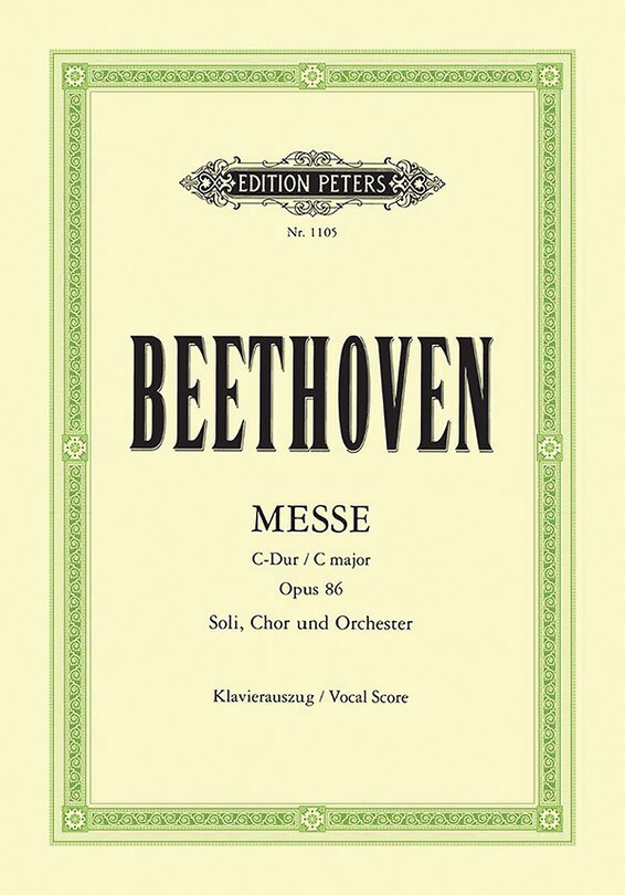 Front cover_Mass in C Op. 86 (Vocal Score)