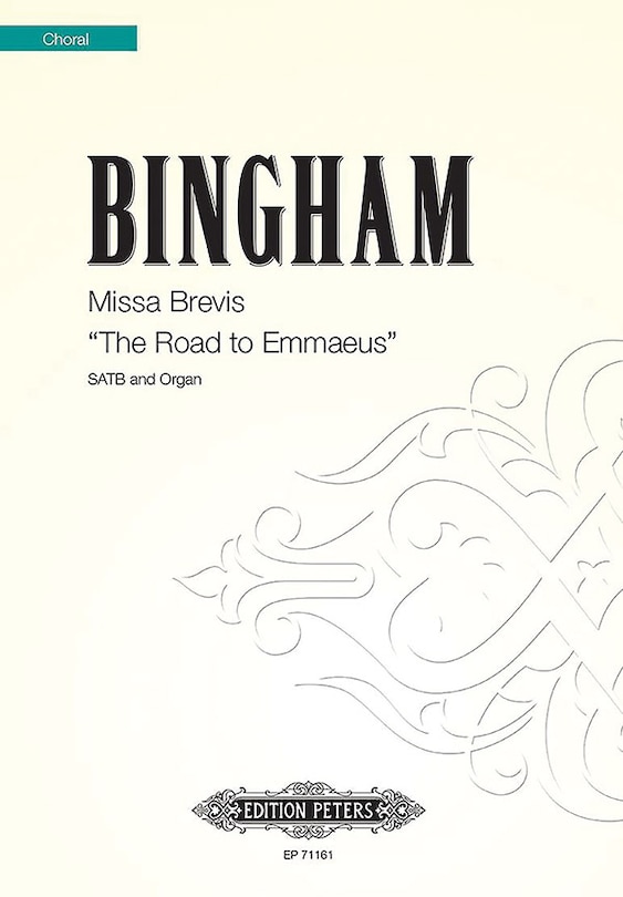 Front cover_Missa Brevis 'The Road to Emmaeus' for SATB Choir and Organ