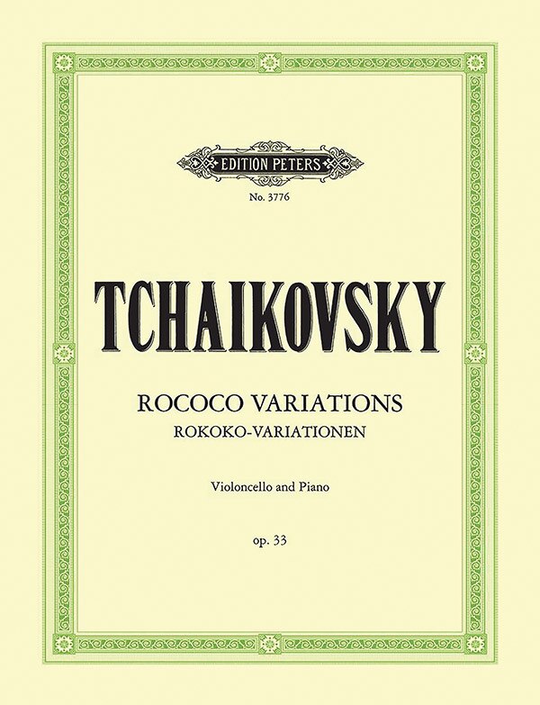 Front cover_Variations on a Rococo Theme Op. 33 (Edition for Cello and Piano)