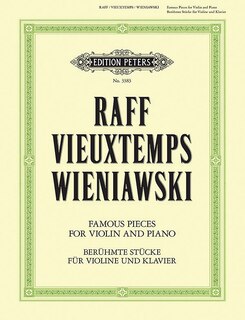 Front cover_3 Romantic Pieces for Violin and Piano by Raff, Vieuxtemps and Wieniawski