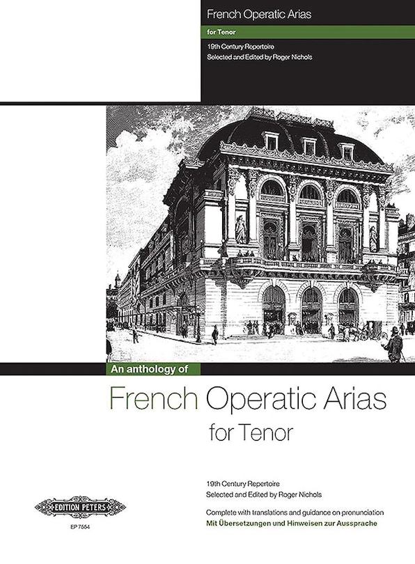 Couverture_French Operatic Arias for Tenor and Piano