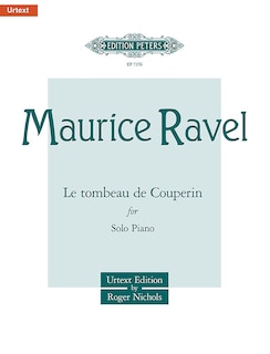 Front cover_Le tombeau de Couperin for Piano