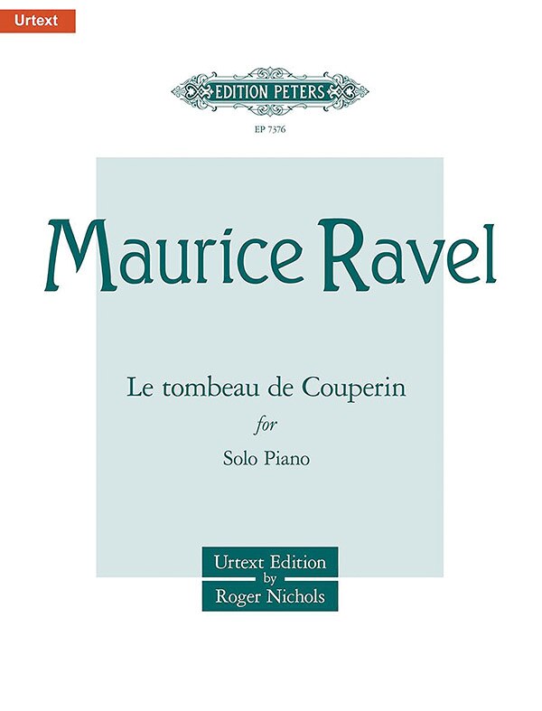 Front cover_Le tombeau de Couperin for Piano