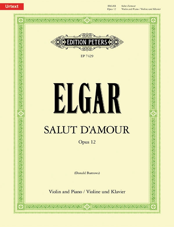 Couverture_Salut d'amour op. 12 for Violin and Piano