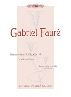 Couverture_Berceuse from Dolly Op. 56 (Arranged for Violin and Piano)
