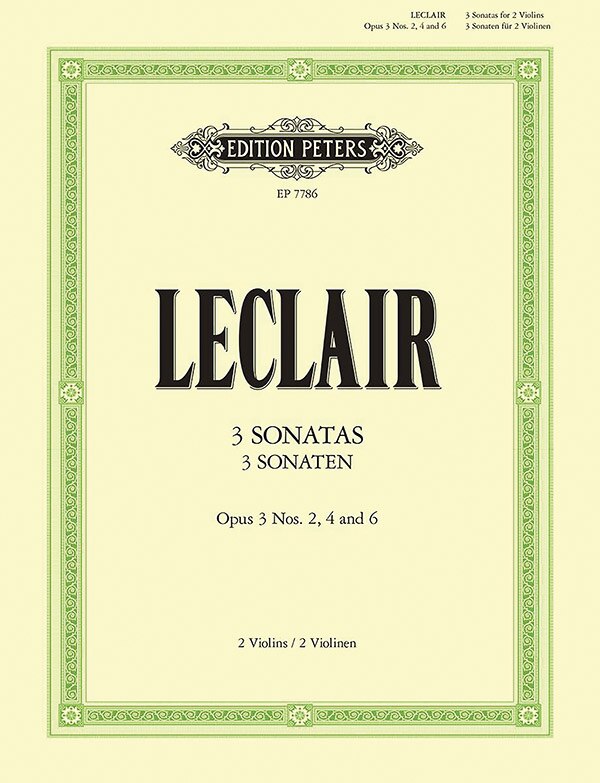 Front cover_3 Sonatas for 2 Violins
