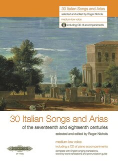 Couverture_30 Italian Songs and Arias for Voice and Piano (Medium-Low Voice) [incl. CD