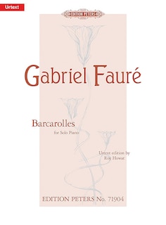 Front cover_Barcarolles for Piano