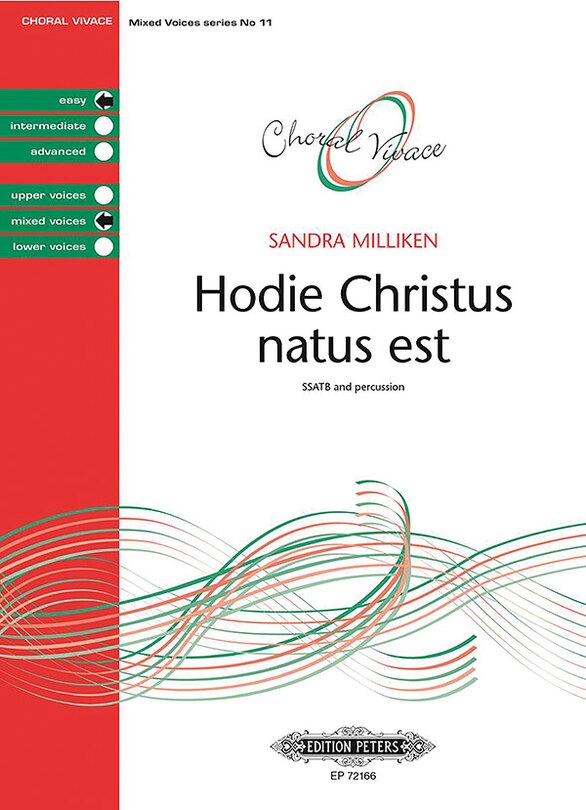 Couverture_Hodie Christus natus est for SSATB and Percussion