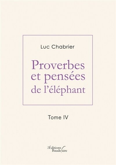 Couverture_Proverbes et pensées de l'éléphant