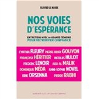 Front cover_Nos voies d'espérance