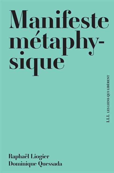 Front cover_Manifeste métaphysique