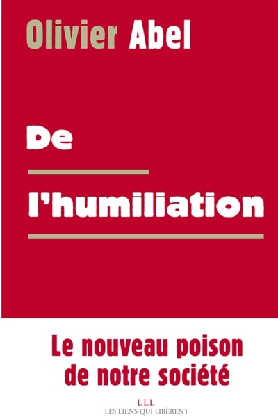 Front cover_De l'humiliation
