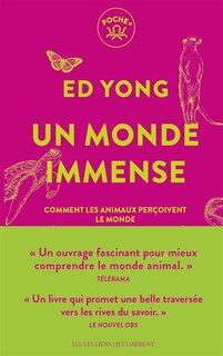 Couverture_UN MONDE IMMENSE - COMMENT LES ANIMAUX PERCOIVENT LE MONDE