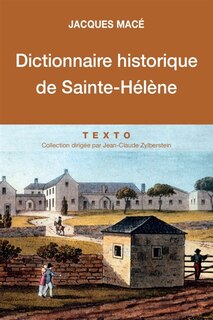 Front cover_Dictionnaire historique de Saint-Hélène