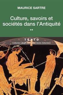 Couverture_Culture, savoirs et société dans l'Antiquité