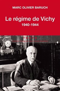 Front cover_Le régime de Vichy