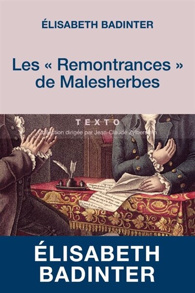 Front cover_Les Remontrances de Malesherbes