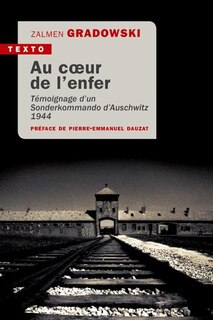 Front cover_Au coeur de l'enfer : témoignage d'un Sonderkommando d'Auschwitz, 1944