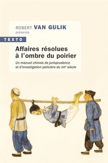 Front cover_Affaires résolues à l'ombre du poirier