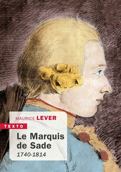 Couverture_Le marquis de Sade