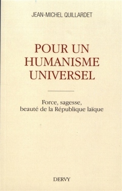 Front cover_Pour un humanisme universel