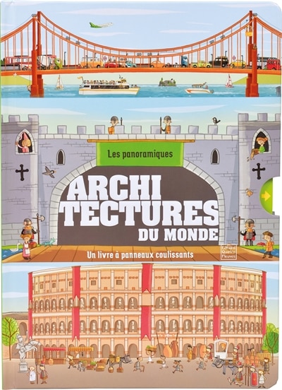 Architectures du monde: un livre à panneaux coulissants