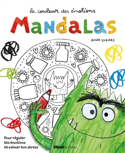 Couverture_Mandalas avec le monstre des couleurs