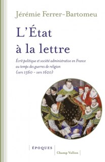 Front cover_L' Etat à la lettre