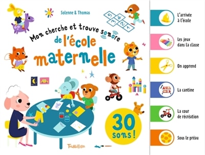 Couverture_Mon cherche et trouve sonore de l'école maternelle