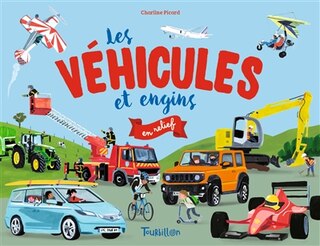 Couverture_Les véhicules et engins en relief