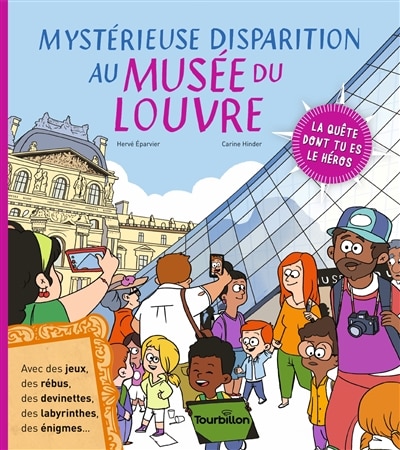 Couverture_Mystérieuse disparition au musée du Louvre