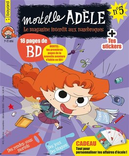 Couverture_Mortelle Adèle : le magazine interdit aux nazebroques, n°5