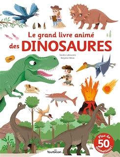Front cover_Le grand livre animé des dinosaures