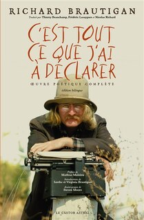 Front cover_C'est tout ce que j'ai à déclarer