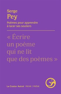 Front cover_Poèmes pour apprendre à lacer ses souliers