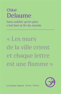 Front cover_Sans oublier qu'en plus c'est bien la fin du monde