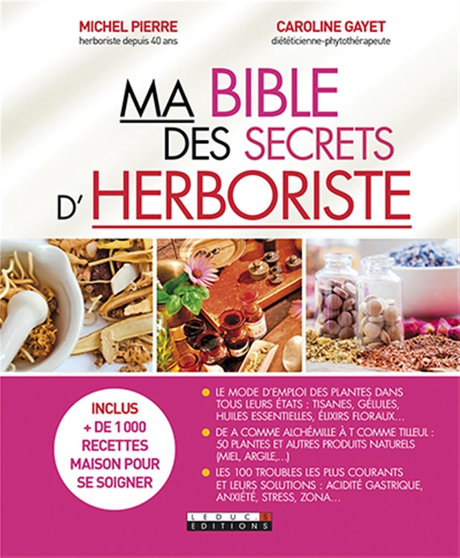 Couverture_Ma bible des secrets d'herboriste