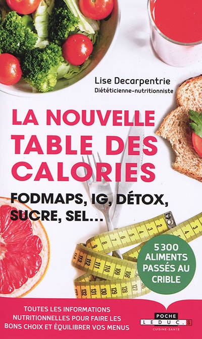 Front cover_La nouvelle table des calories