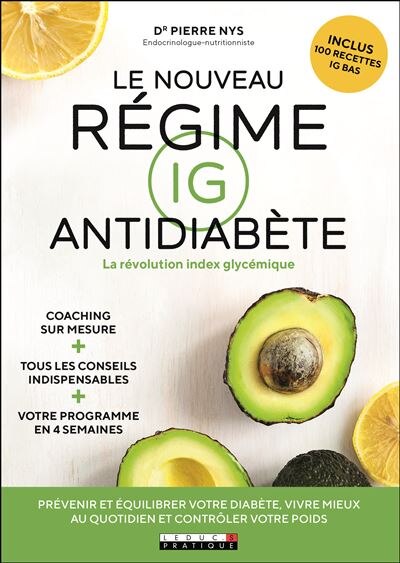 Front cover_Le nouveau régime IG antidiabète : la révolution index glycémique