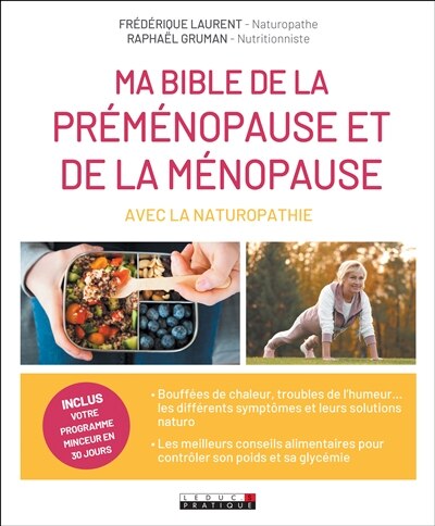 Couverture_Ma bible de la préménopause et de la ménopause avec la naturopathie