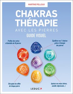 Front cover_Chakras thérapie avec les pierres : guide visuel